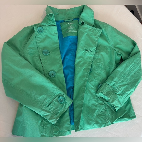 L.L. Bean Women’s Double Breasted Cotton Jacket - Picture 3 of 4
